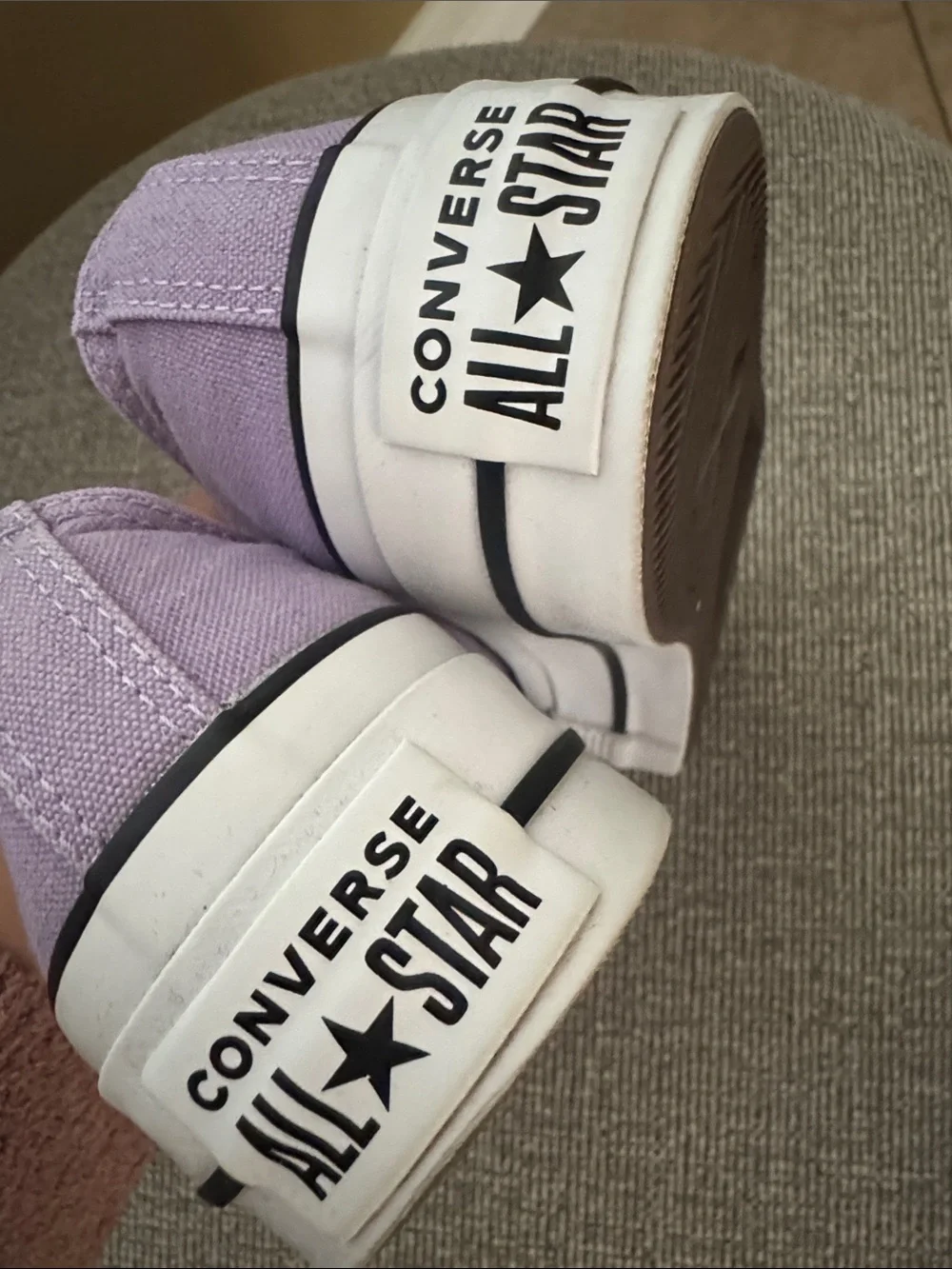 Converse platform Lavender Low Top All Star Sneakers